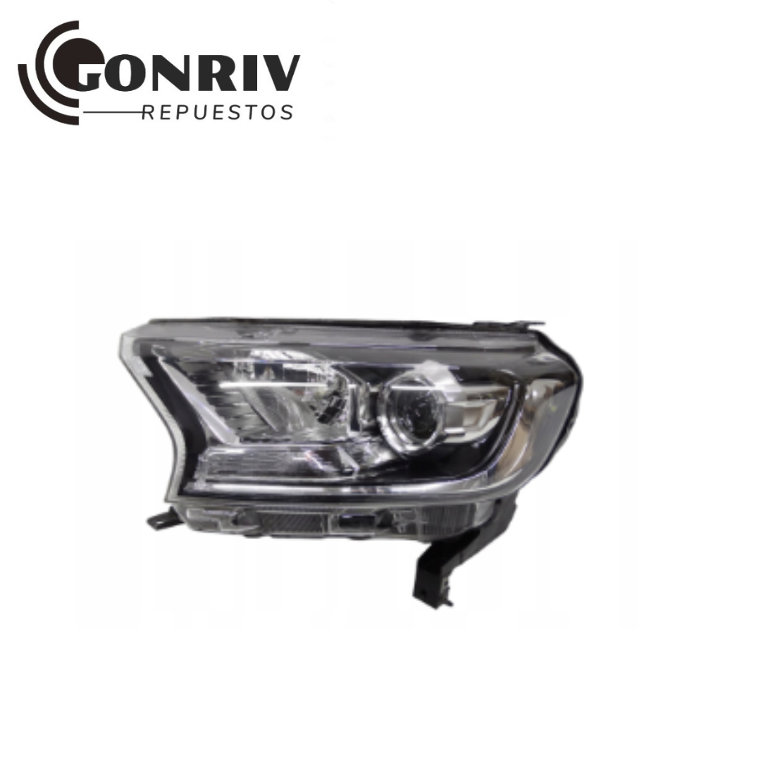OPTICO IZQUIERDO RANGER 2016/2019 CON REGULACION ELECTRICA - CON DRL LED - OCUPA H11 Y H15 - EB3B-13W030-PL