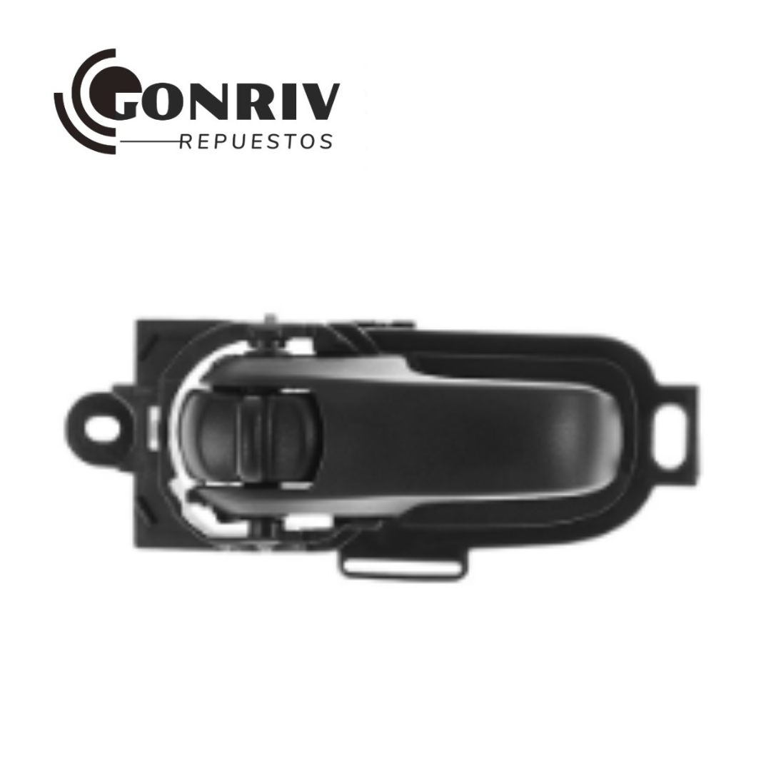 MANILLA INTERIOR DELANTERA IZQUIERDA NEGRA TEXTURADA NISSAN TIIDA 2004/2011 - 80671-ED50B