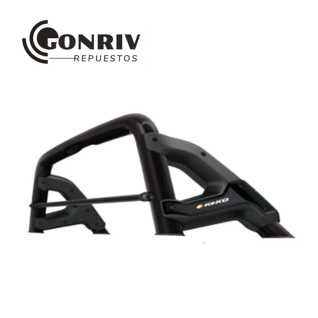 BARRA ANTIVUELVO NEGRA MODELO K3 NISSAN NP300 NEW NAVARA 2021 EN ADELANTE - ke657pr