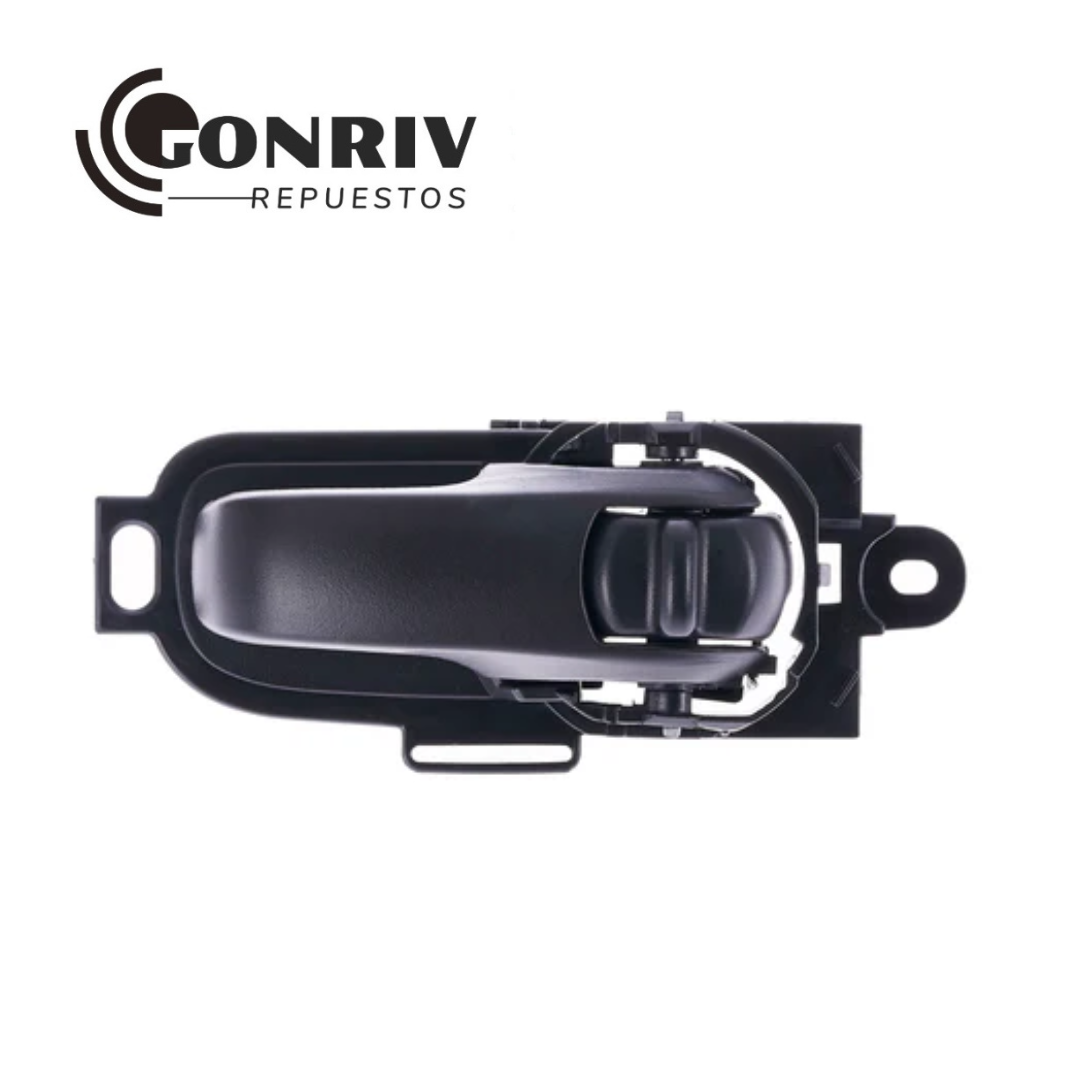 MANILLA INTERIOR DELANTERA DERECHA NEGRA TEXTURADA NISSAN TIIDA 2004/2011 - 80670-ed50b