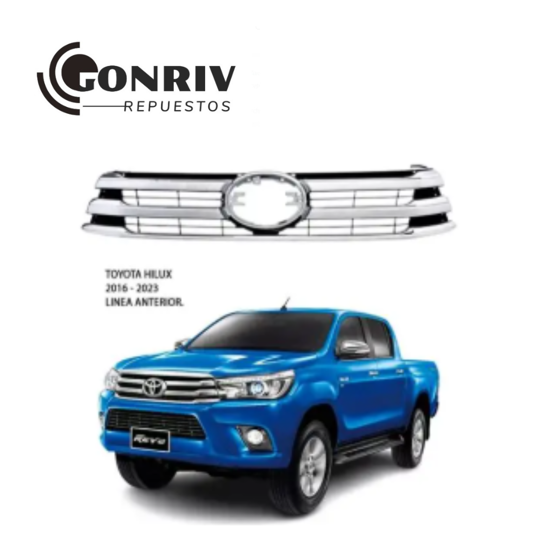 MASCARA CROMADA TOYOTA HILUX REVO 2016/2020 - REEMPLAZO TYG383SB - 53100-0K510 DH