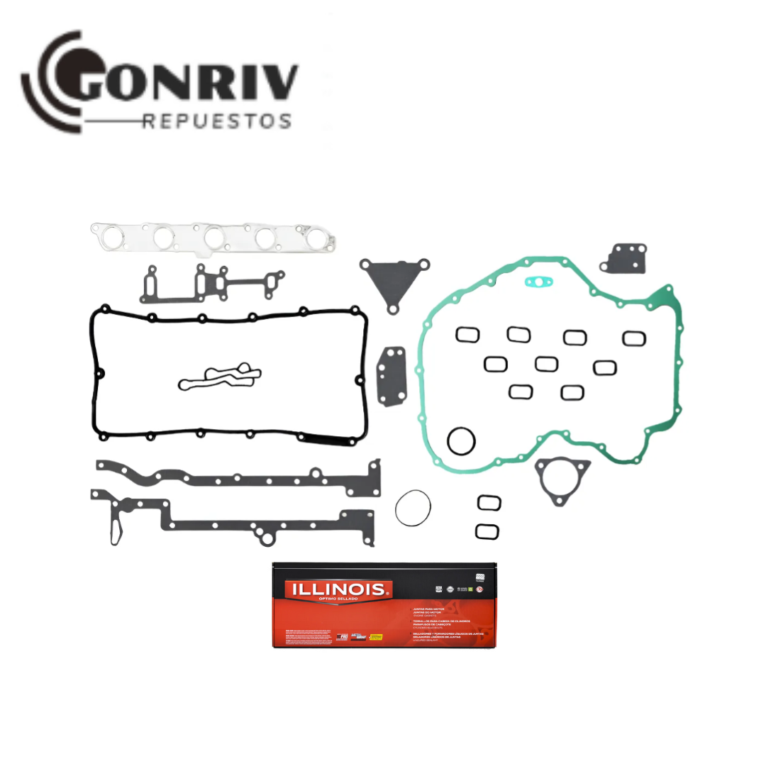 JUEGO EMPAQUETADURA MOTOR SIN CULATA FORD RANGER 3.2 2013/2023 MAZDA BT50 3.2 2013/2020 - MOTOR DTORQ -