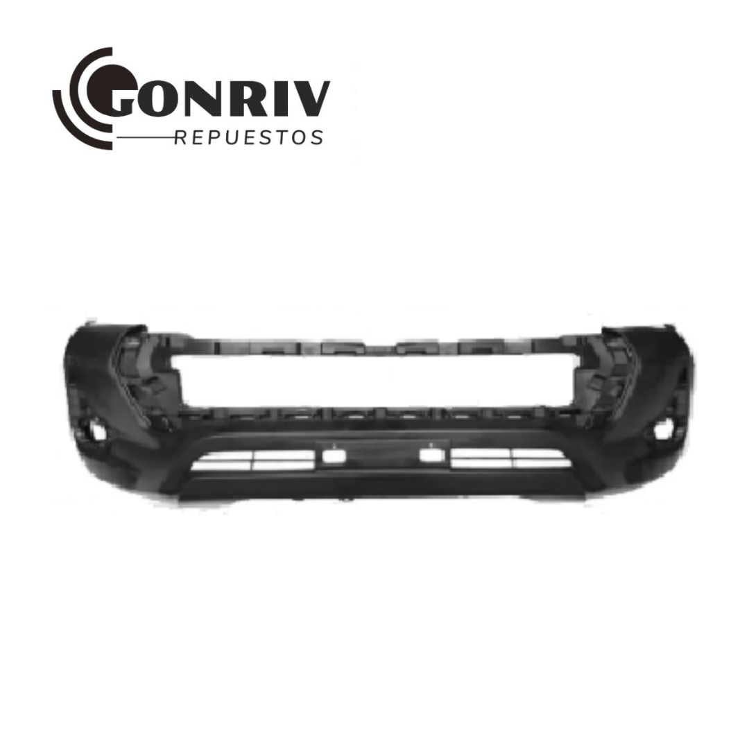 PARACHOQUE DELANTERO TOYOTA HILUX REVO 2021/2025 CON AGUJEROS PARA SENSOR - REEMPLAZO 305-TYF955 - CON REJILLAS - 52119-F0901