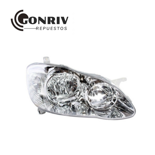 OPTICO DERECHO TOYOTA COROLLA CROMADO 2001/2004 - BN8F-51-0K0E