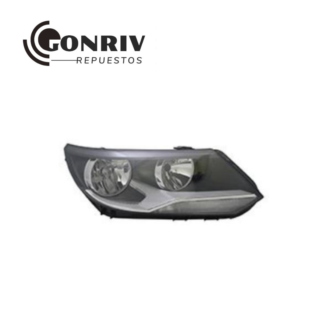 OPTICO IZQUIERDO VOLKSWAGEN TIGUAN 2012/2018 - CON REGULACION ELECTRICA - INCLUYE MOTOR - 5N1941005