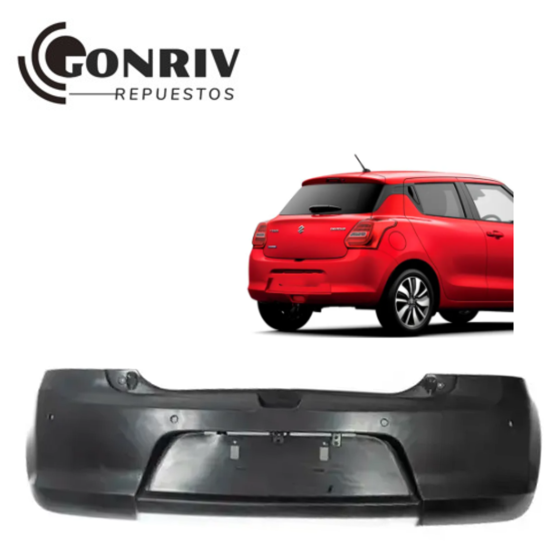 PARACHOQUES TRASERO SUZUKI DZIRE 2018/2024 - CON ORIFICIOS PARA SENSOR - 71811m54t00-5pk