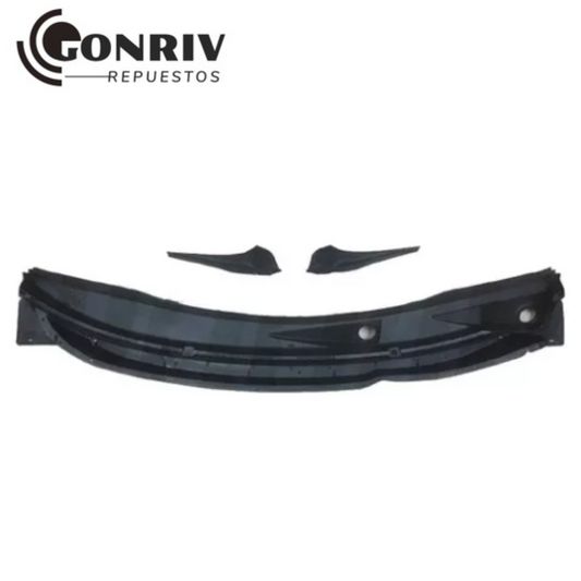 REJILLA CAPOT NISSAN VERSA 2013 EN ADELANTE (3 PIEZAS) - 66862-1HB2A 66894-1HM0A 6