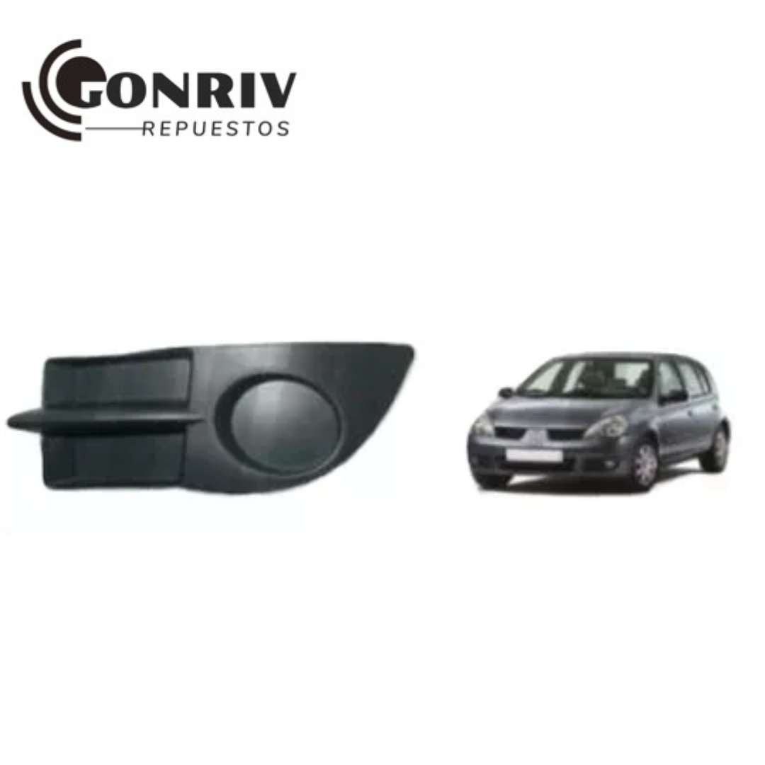 REJILLA PARACHOQUES DERECHO RENAULT CLIO 2006/2011 SIN ORIFICIO PARA NEBLINERO - 7702209678 rh