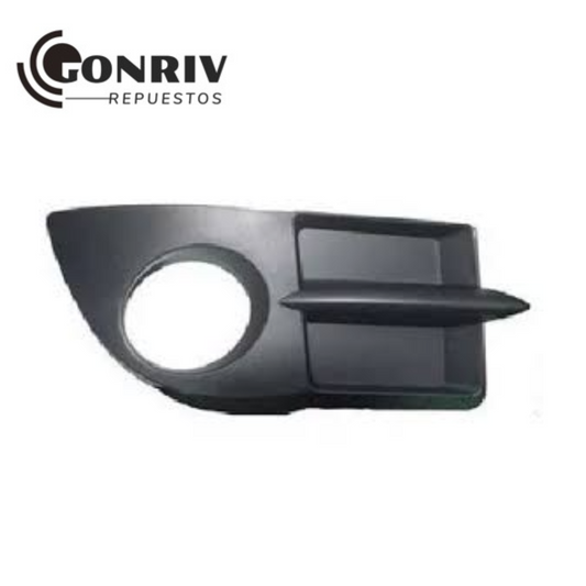 REJILLA PARACHOQUES DERECHO RENAULT CLIO 2006/2011 CON ORIFICIO PARA NEBLINERO - 7701209699 RH