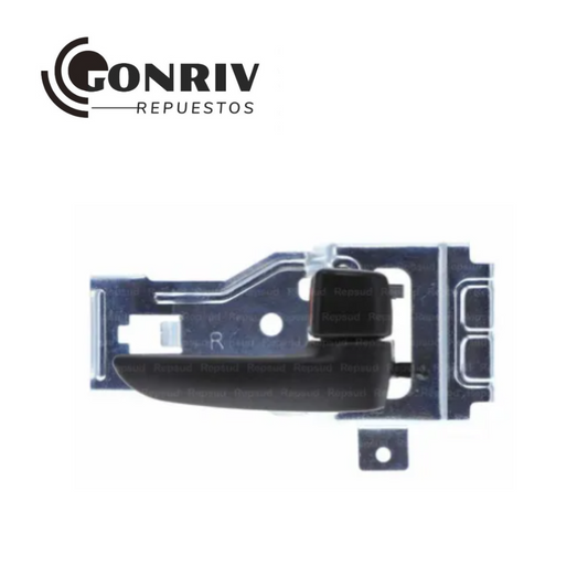 MANILLA INTERIOR DELANTERA DERECHA CROMADA/NEGRA FORD RANGER TAILANDESA 2007/2011 MAZDA BT50 2006/2012 - ur58-58330c02